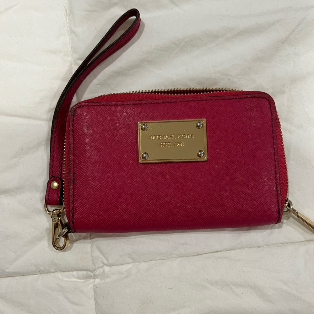 Pink Michael Kors wristlet!